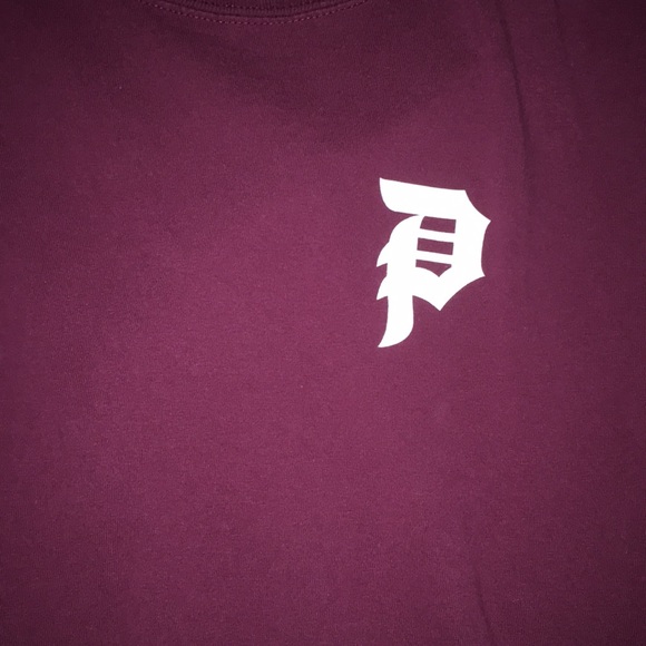 Primitive Burgundy Tee - Picture 2 of 5
